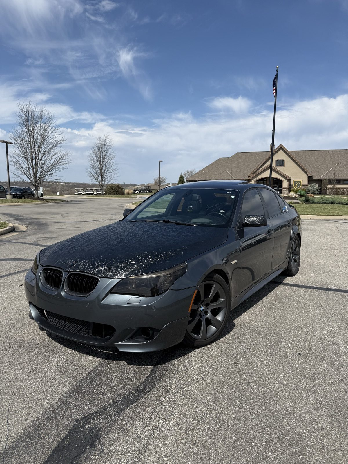 BMW 5 Series with a protected, glossy finish