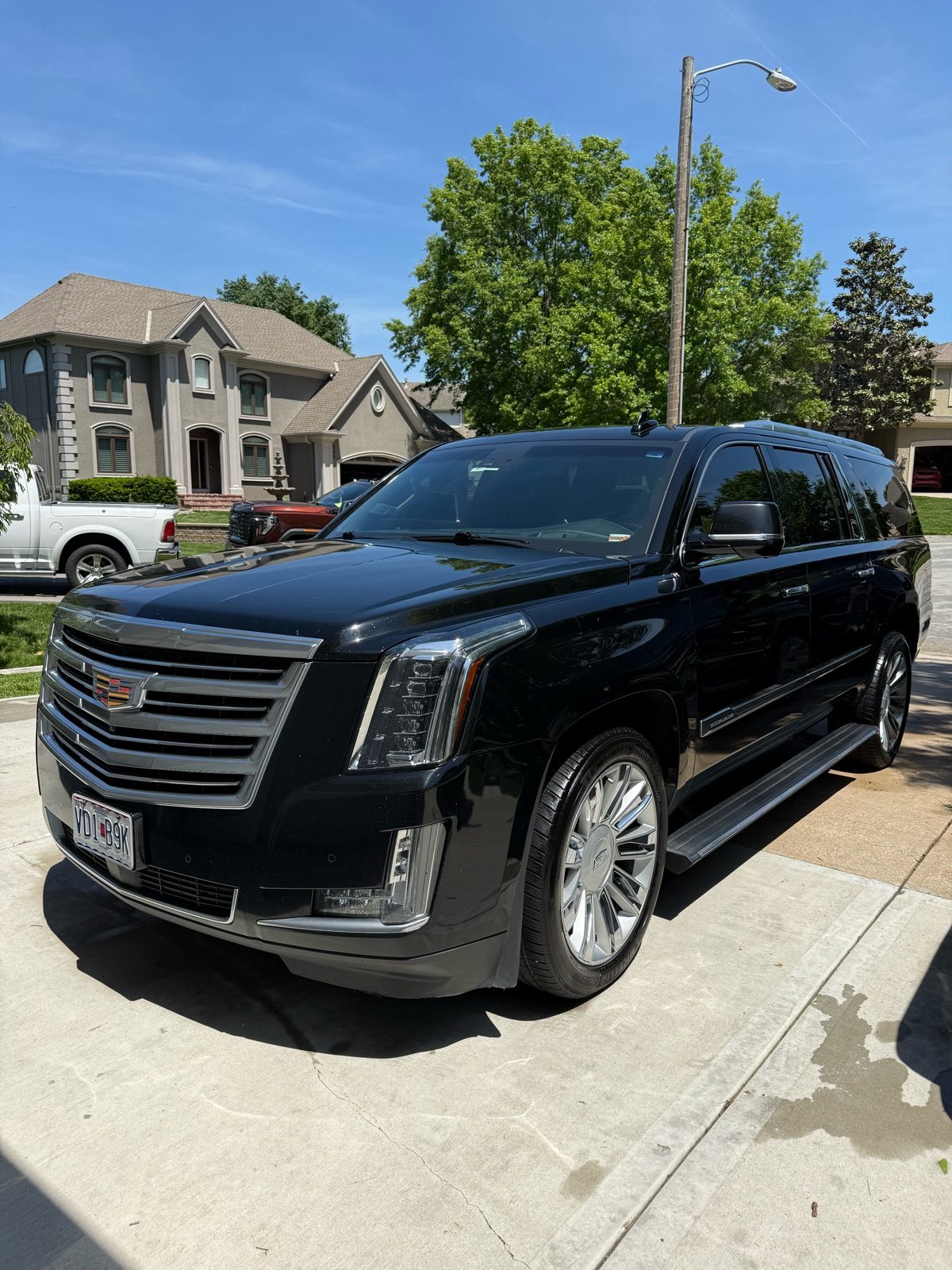 Cadillac Escalade after a mobile exterior detail